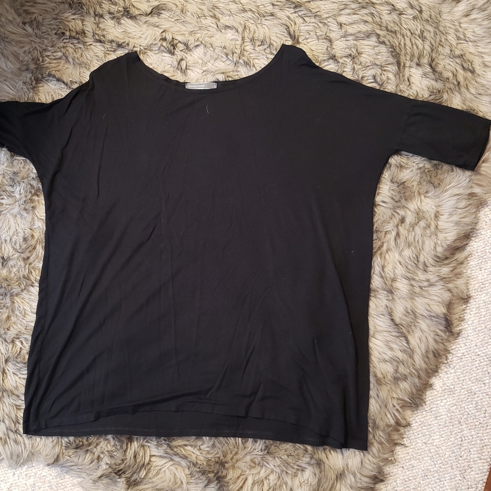 Oversized black shirt